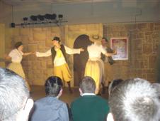 Picture of bitesize theatre company performing on stage